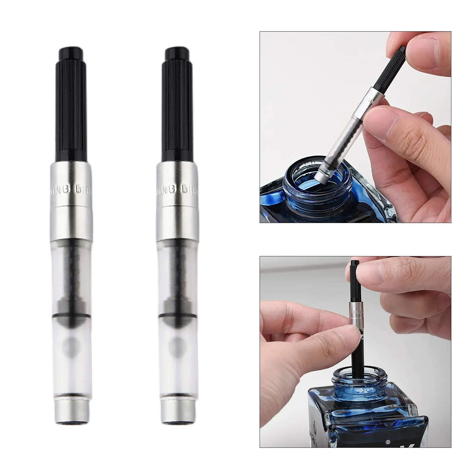 Fountain Pen Bottled Ink - 2 шт. роторных картриджей-конвертеров для чернил,