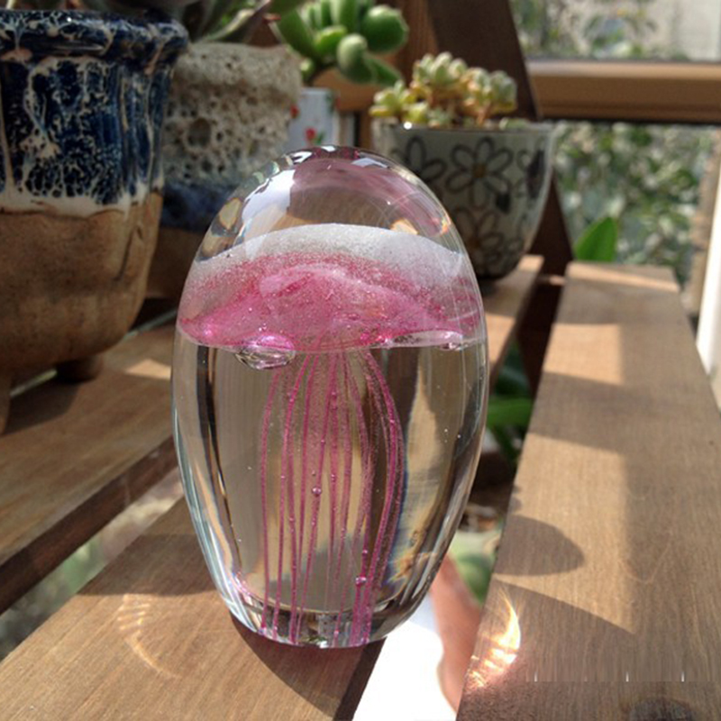 Paper Weight Crystal - Миниатюрные 3D фигурки медуз с кристаллами,