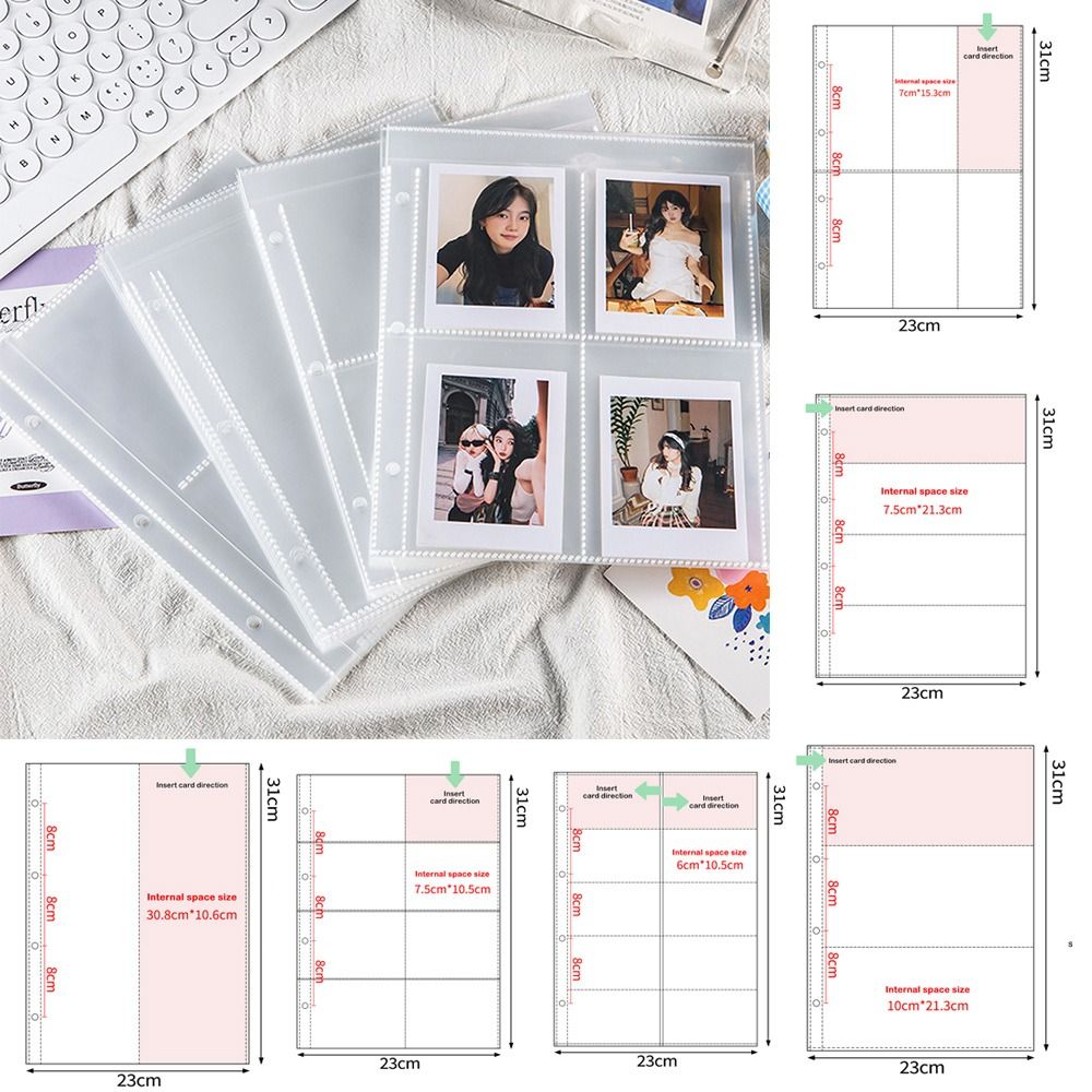 Binder A4 Lever - 10 шт., прозрачная папка для фотокарт