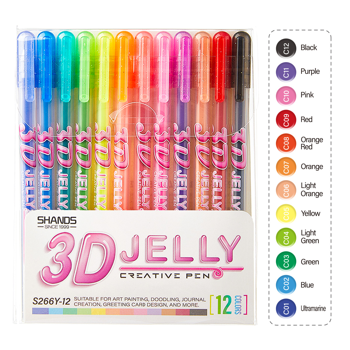 Набор 3D-желейных гелевых руче – обзор и цена Copic Marker Sketch