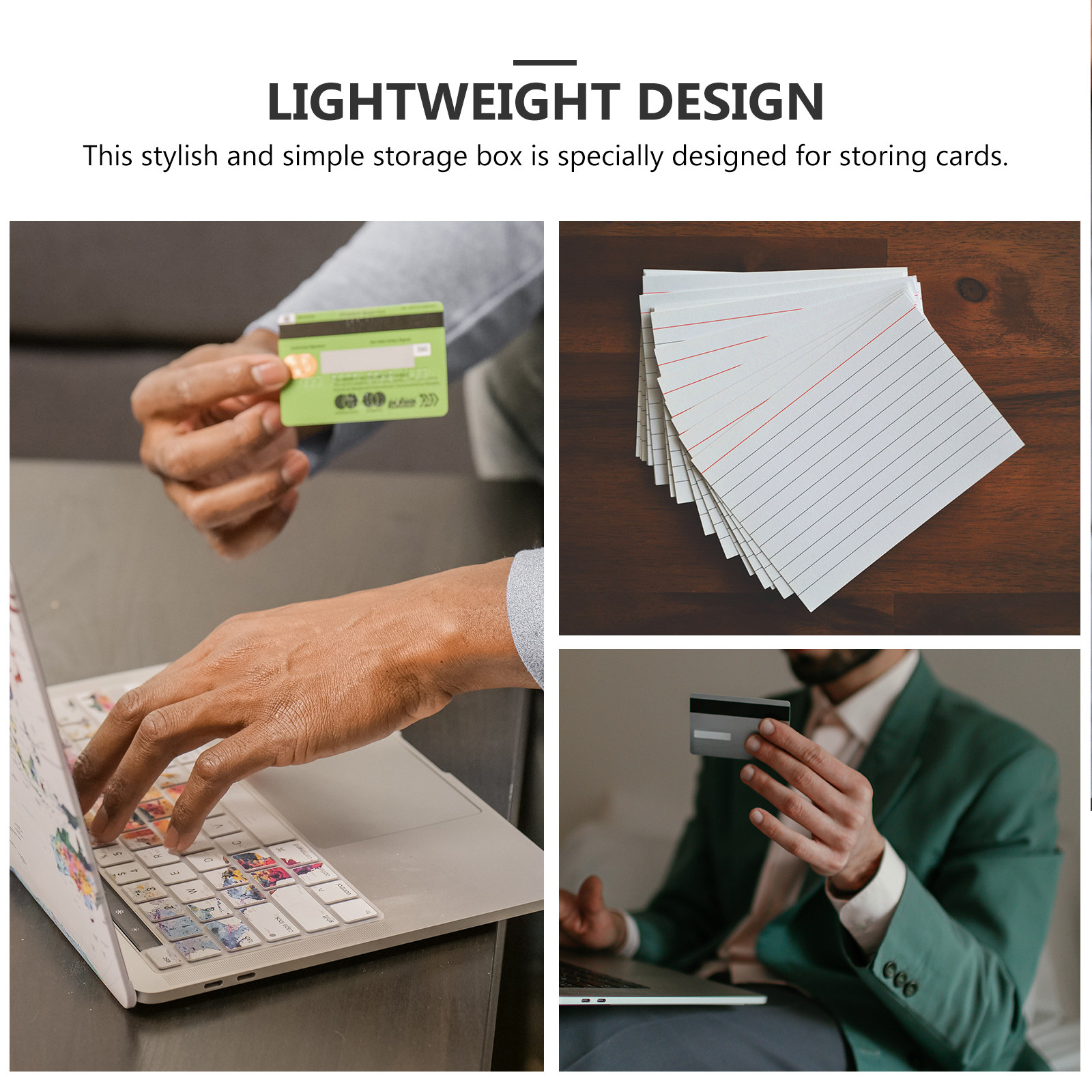 Набор из 4 штук: толстый жестк – обзор и цена Index Card Holder