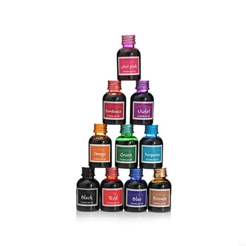 10 цветов, 1 бутылка, чистые к – обзор и цена Fountain Pen Bottled Ink