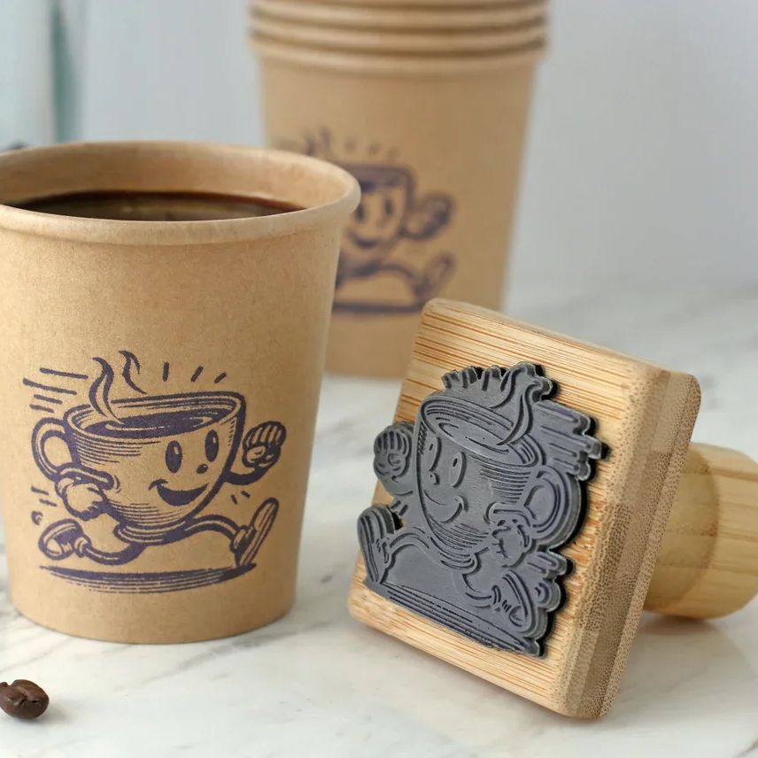 Деревянный штамп на заказ, пер – обзор и цена Rubber Date Stamp