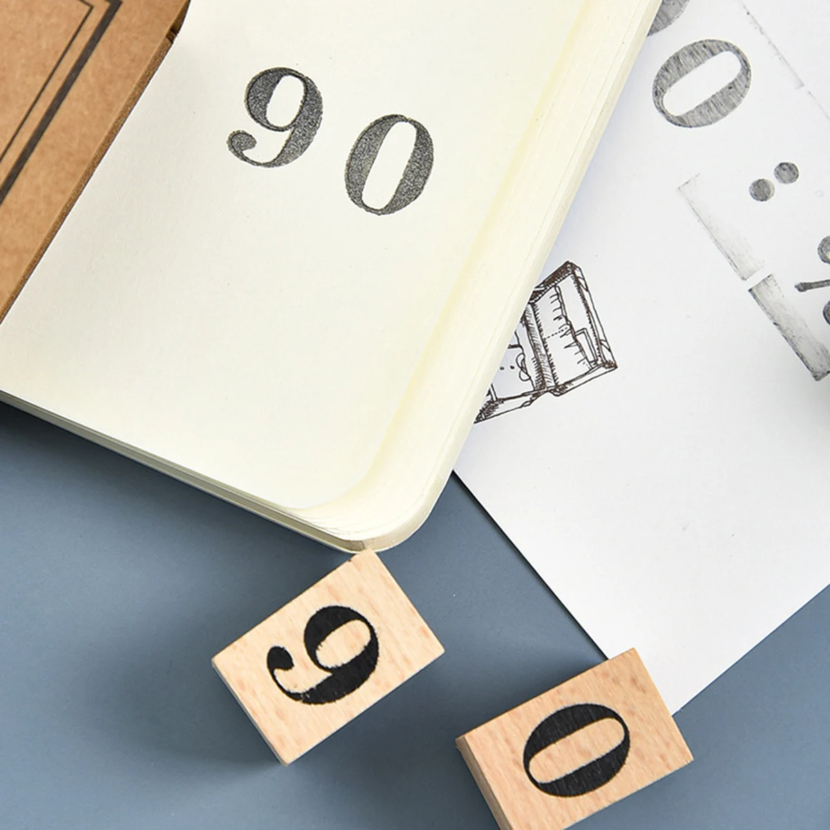 Деревянный резиновый штамп с д – обзор и цена Rubber Date Stamp